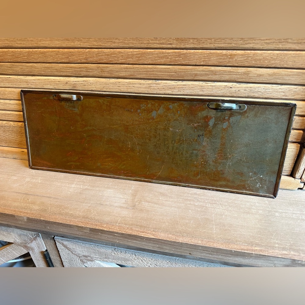 Rustic Blue Striped Bath Sign - Picture 2 of 5